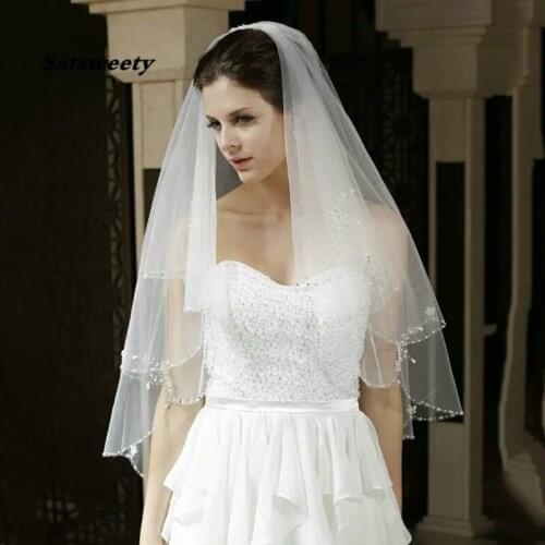 Satsweety Wedding Short Veils