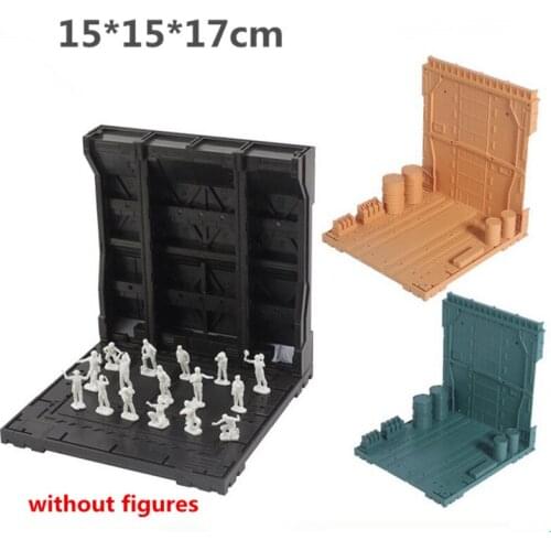 15 x 15 x 17cm Model Assembly Robot Base Garage Background Plate for Model Hobbies