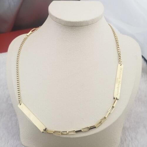 2020 Fashion New Goddess Luxury Women Neckles Gold Luxe Jewelry Stainless Steel
