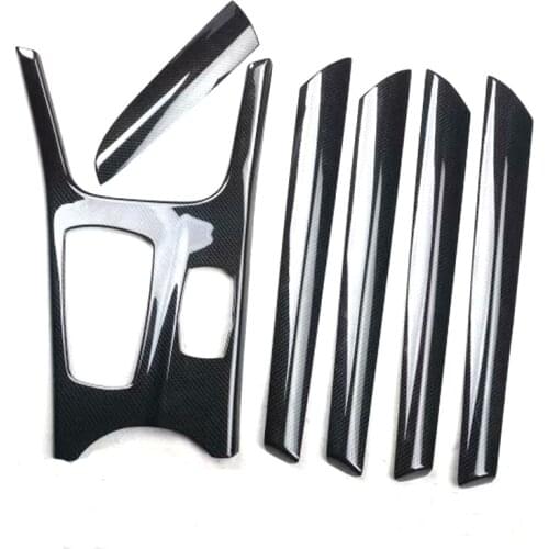 6Pcs/set For BMW X3 F25 X4 2011-2016 AT Car Interior Kit Gear Door Panel Set Cover Trim Car Styling Accessory 2 Colors Available