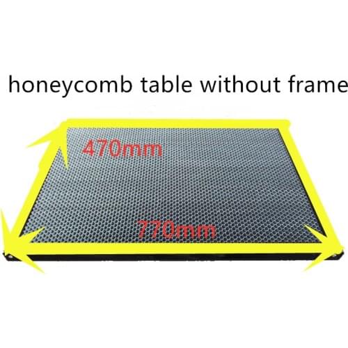 770*470mm honeycomb table aluminum WITHOUT FRAME laser engraver machine 6090 honeycomb platform laser machine parts