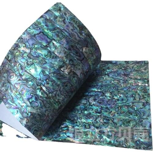 Abalone soft shell paper blue natural abalone production bendable tape with adhesive special craft decoration materials