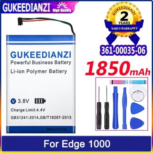 1850mAh GUKEEDIANZI 010-01161-00 Battery for Garmin Edge 1000 Edge EXPLORE 1000 Approach G8 GPS 361-00035-06 DI44EJ18B60HK