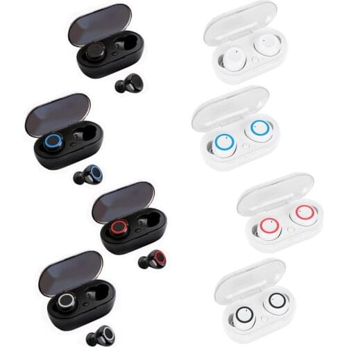 TWS Wireless Headphones Bluetooth Earphones Touch Control Sports Earbuds Microphone Works On All Smartphones Music Headset