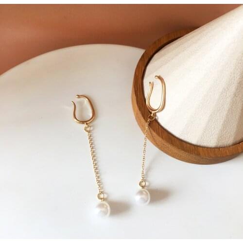 Bilandi Women Jewelry Ear clip Earrings Pretty Design Sweet Korean Temperament Golden Plating Earrings Ear clip For Party Gift