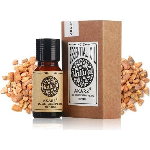 AKARZ Famous brand natural Benzoin Oil Restore skin elasticity blood circulation Soothing emotion Benzoin essential Oil