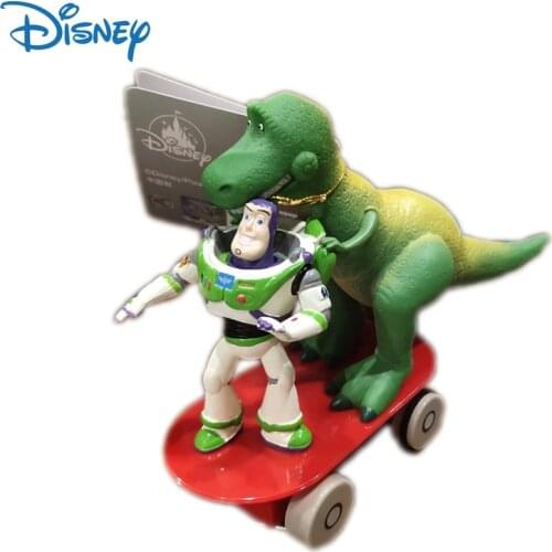 Disney Genuine Toy Story Buzz Lightyear Classic Pull Back Car Cartoon Anime Figures Model Car Cute Car Gifts for Boys Kids Toys