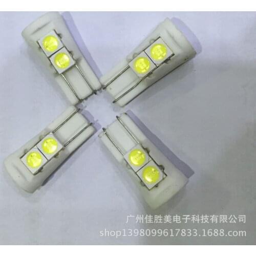 T10 5050 High Brightness Three Core Ceramic 6smd Width Lamp Reading Lamp License Plate Lamp Meter Car Accessories