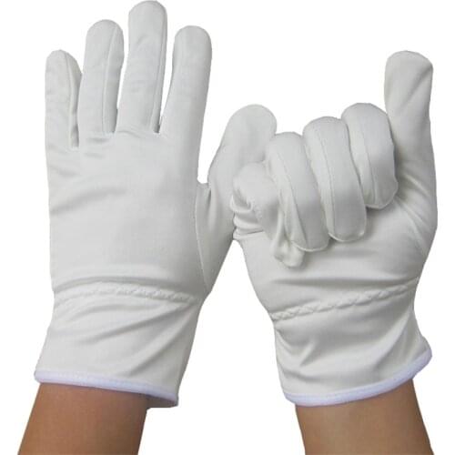 Hot White Labor Insurance Thick Cotton Work Gloves Cotton Cloth Thin Medium And Thick Etiquette Wenwan Quality Inspection Gloves