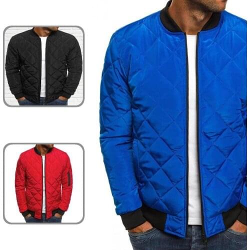Men Coat Solid Color Stylish Zipper Solid Color Casual Pockets Jacket