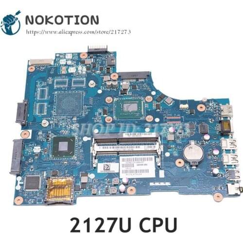 NOKOTION For Dell inspiron 15 3521 5521 Motherboard VAW00 LA-9104P 03H0VW 3H0VW MAIN BOARD SR105 2127U CPU