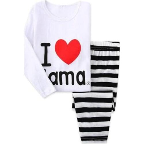 New Children Clothes Kids Clothing Set Boys Pajamas Sets Letter Styling Nightwear Print Pajamas Boys Sleepwear Baby Pyjama