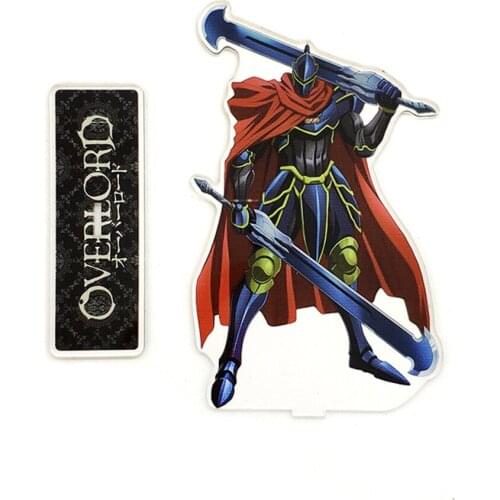 OverLord Momonga Dark Knight Ainz Ooal Gown japanese cool acrylic standee figurines desk decoration cake topper anime