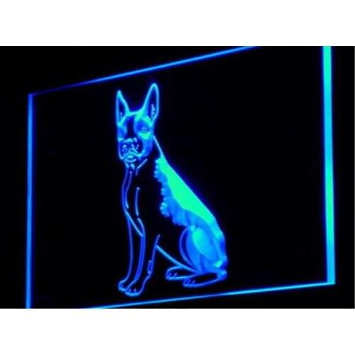 Pe03 Boston Terrier Dog Pet Shop NEW LED Neon Light Sign Wholesale Dropshipping