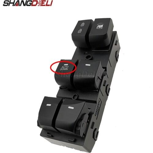 93570-4V000 New Power Window Control Switch Window Lifter Switch Button Front Left For Hyundai Elantra 2012 - 2016