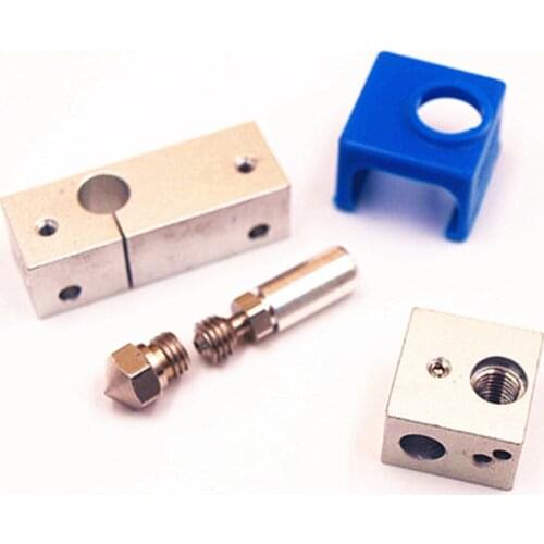 SWMAKER MK10 All Metal Hotend Upgrade Kit for 1.75mm thermal barrier tube silicone sock for Flashforge/CTC/Wanhao 3D printer