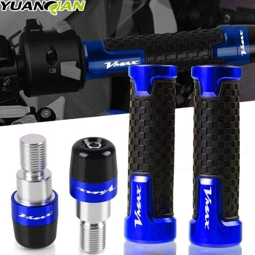 Motorcycle Handlebar End Moto Grip Ends Plus Handle Bar Grips Ends Tips Caps For YAMAHA VMAX 1200 VMAX1200 VMAX-1200 2009-2019