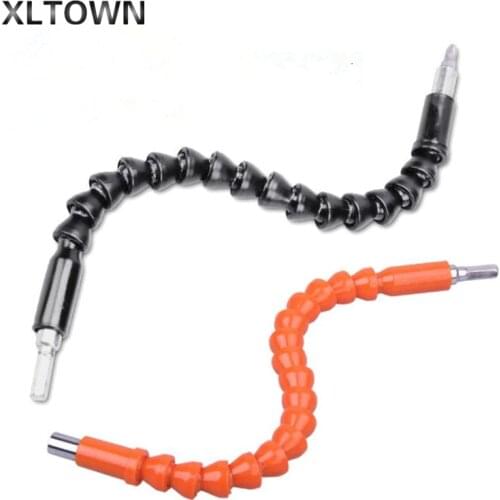 Xltown screwdriver Universal shaft Flexible shaft Hex Flex Electric Drill Extention Screwdriver Bit Holder Connect Rod link