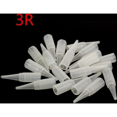 YILONG 100pcs 3R needle tips For Permanent Eyebrow Makeup Good Quality Traditional Tattoo Needle caps free shipping