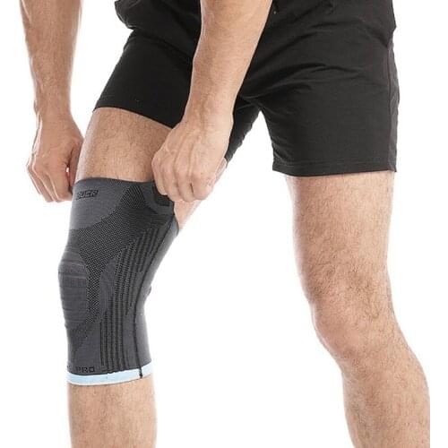 1Pcs Knee Pads Outdoor Sports Knit Stretch Knitted Professional Protective Gear Cycling Basketball Knee Pads Strap