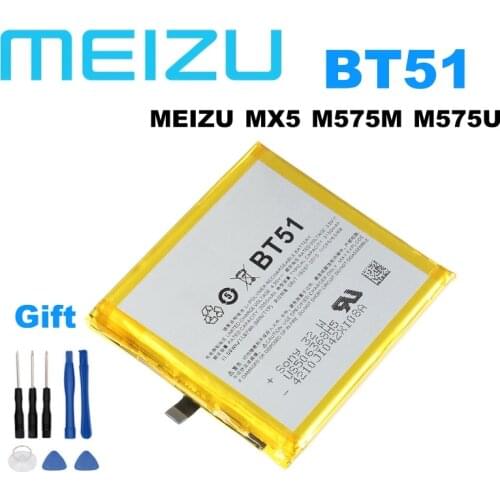 100% Original new BT51 Battery 3150mAh for MEIZU MX5 M575M M575U Battery In stock With Tracking number+Tools