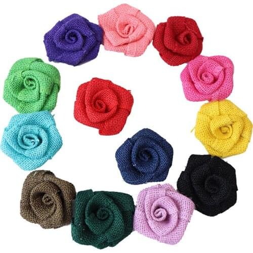 6cm Jute Burlap Rustic Flower Wedding Decoration Burlapdecorations Home Party Background Decorations Home DIY Decor