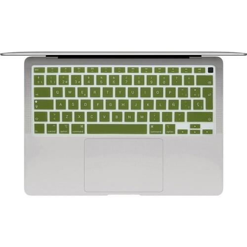 For 2020 New Macbook Air 13 Inch Silicone Laptop Keyboard Cover with touchbar EU Version A2179 Spain Laptop protective film