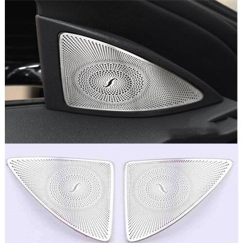 For Mercedes Benz S class S320 S350 W222 2019 2020 Car A Pillar Audio Speaker Loudspeaker Cover Trim Car Accessories interior