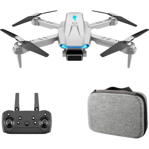 S89 RC Drone with Camera 4K Wifi FPV Dual Camera Drone Mini Folding Quadcopter Toy for Adults with Gravity Sensor Control