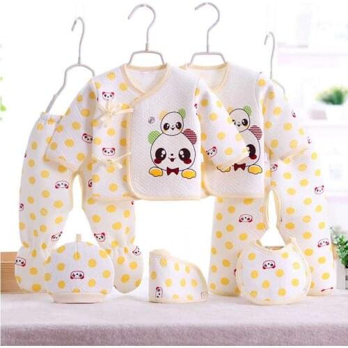 0-3 months pure cotton baby underwear set 7