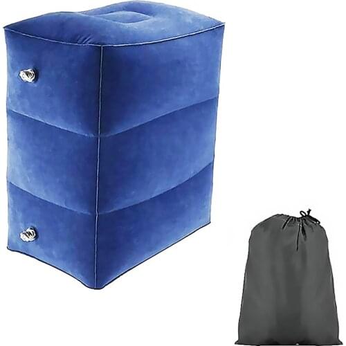 Flight Sleeping Footrest Pillow Kids Resting Pillow On Airplane Car Bus Pillow Inflatable Travel Pillow Foot Pad Footrest