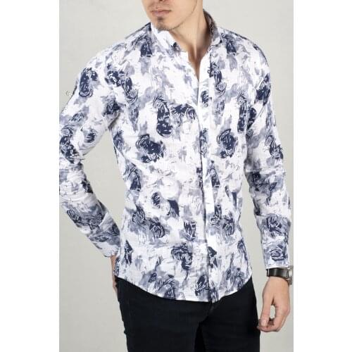DeepSEA New Season Self Print Long Sleeve Shirt 2006072