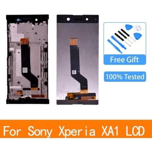 Original Display 5.0" For SONY Xperia XA1 LCD Touch Screen LCD for SONY XA1 Lcd Display G3112 G3116 G3121 with Frame