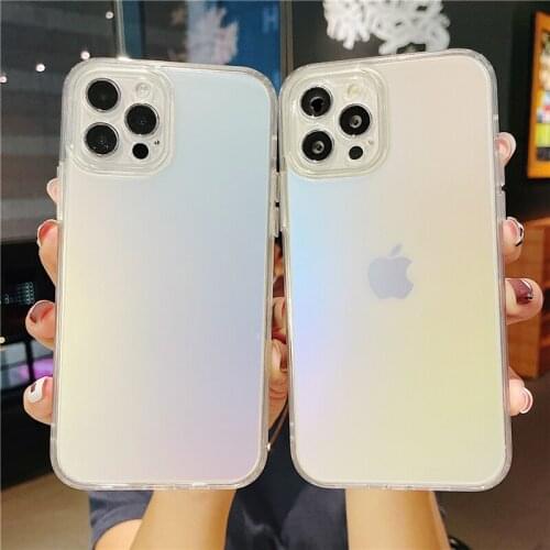 Original Transparent Case For iPhone 12 Pro Max 11 Clear Hard PC Matte Camera Protection Back Cover