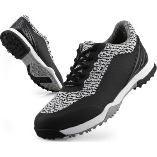 PGM Golf Shoes for Men Mesh Breathable Sneakers Male Waterproof Non-slip Shoes Lightweight Sports Trainer D9101