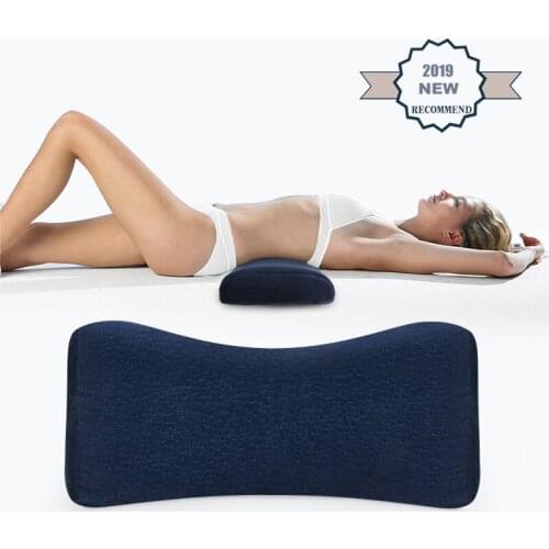 Memory Foam Sleeping Pillow for Lower Back Pain Orthopedic Lumbar Support Cushion Side Sleepers Pregnancy Maternity Bed Pillows