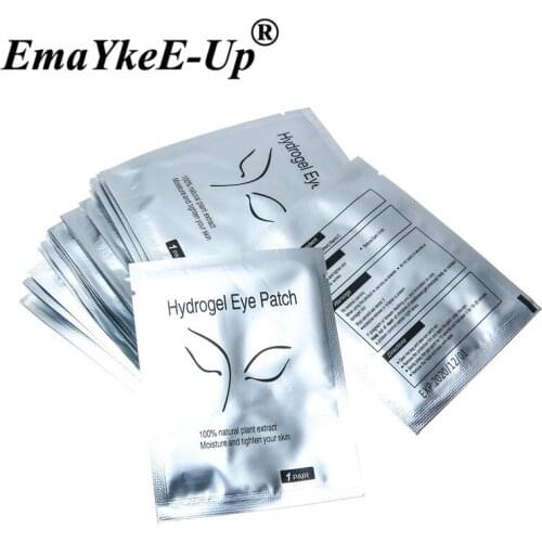 50 Pairs/lot Pillows for Eyelashes Extension Disposable Eye Paper Patches Lint-free Eye Lashes Tips Sticker Wraps Makeup Tool