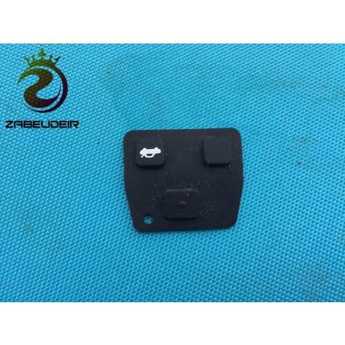 1Pcs New Replacement Rubber Pad For Toyota Corolla 2 3 Button Remote Key Shell Blank Fob No Logo Car Accessories Auto Parts Sell