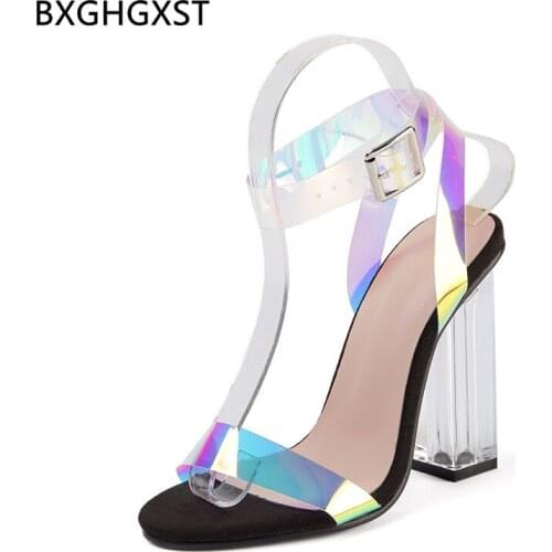 Jelly Sandals Women Sandals Summer 2021 Female Shoes Woman Pumps Women Shoes High Heels Sandals Women Tacon Transparentes Mujer