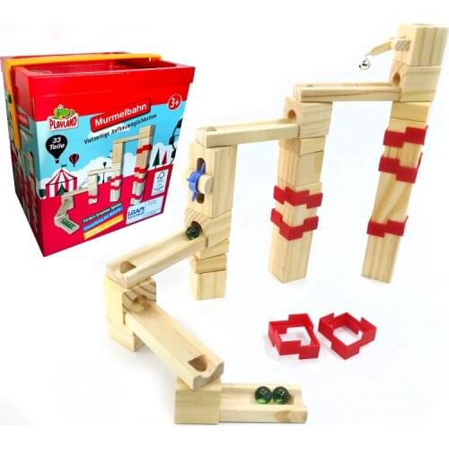 Spelling and inserting blocks, balls, various architectural possibilities creative fight building blocks, track educational toys