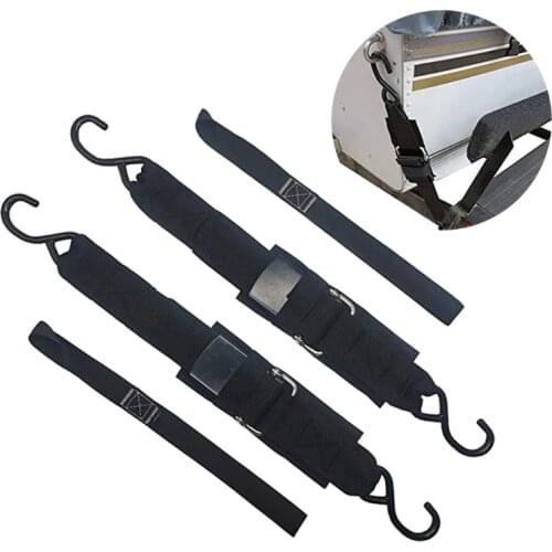 Trailer Boat Transom Tie Down Straps Marine Safety Bunding Belt with Metal Buckle Marine Traction Rope Cord