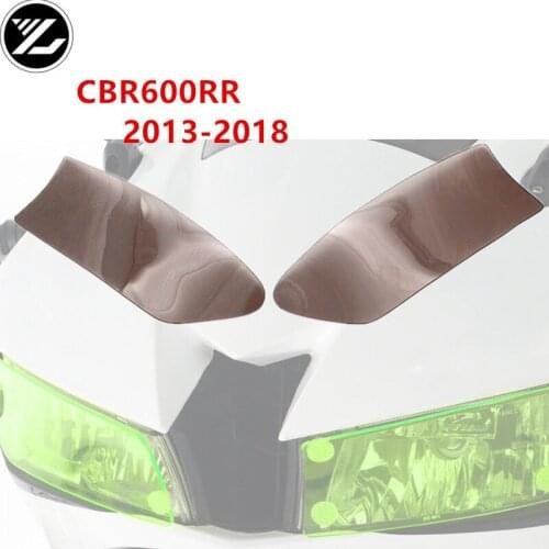 For HONDA CBR600RR 2013-2018 14 15 16 17 Motorcycle Headlight Protection Cover Headlight Screen Lens Protective Cover Fit