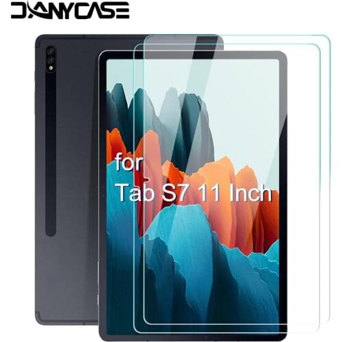 2 PCS Tempered Glass Protective Film For 2020 Samsung Galaxy Tab S7 11 Screen Protector Anti Scratch Screen Protection