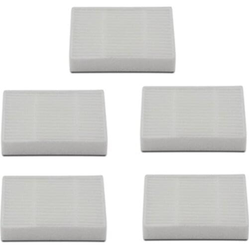 5 pieces Robot Vacuum Cleaner Parts Hepa Filter for Midea MR04 Robotic Vacuum Cleaner Accessories Replacement Filter