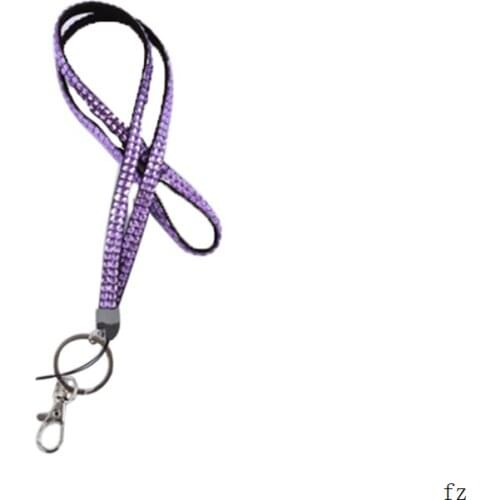 500 Pcs Neck Strap for ID Badge Holder Bling Crystal Rhinestone Lanyard Key Holder Mobile Phone Strap