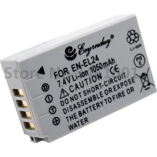 1050mAh EN-EL24 EN EL24 ENEL24 Camera Battery For NIKON 1 J5 Camera