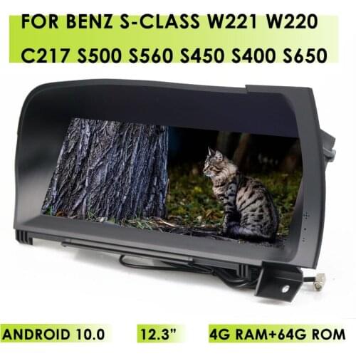 10.25“ Wireless Carplay Android 10.0 Car Multimedia Player For BENZ S W221 W222 CL 2005-2013 S-Class S320 S350 S400 S650 S500