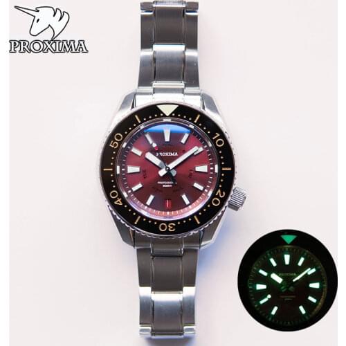 Proxima 2021 New Men And Women Brand Casual Mechanical Watch Automatic NH36 Diving Watch C3 Super Bright Sapphire Watch 300M