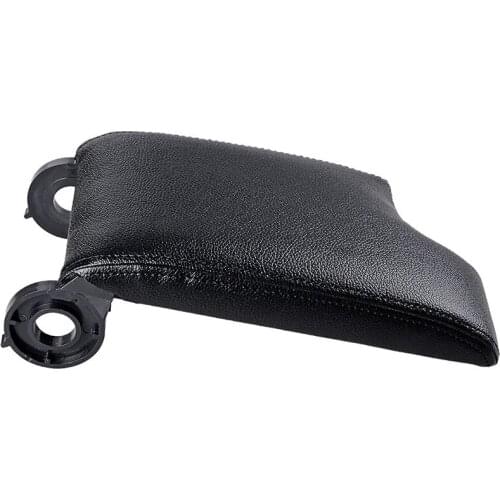 Black Armrest Center Console Lid Cover for BMW-E46 3 Series 1999-2004 Armrest Cover Auto Car Accessories