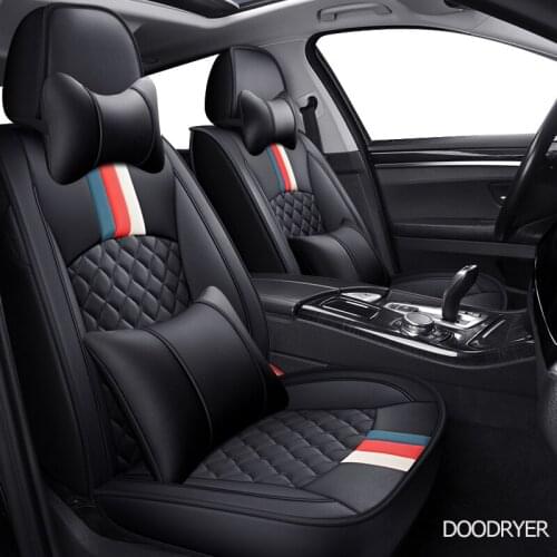 DOODRYER leather car seat covers for BMW e30 e34 e36 e39 e46 e60 e90 f10 f30 x3 x5 x6 x1 x2 x4 car seats Protector Automobiles